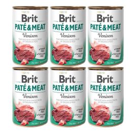 BRIT Pate&Meat venison 6x400 g pasztet z dziczyzną dla psa