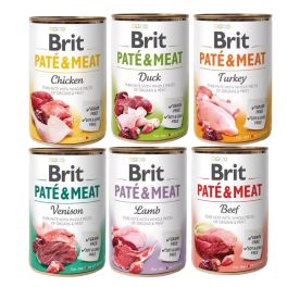 BRIT Pate&Meat Mix smaków 6x400 g pasztet dla psów