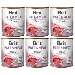 BRIT Pate&Meat lamb 6x800 g pasztet z jagnięciną dla psów