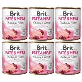 BRIT Pate&Meat puppy 6x800 g pasztet dla szczeniąt