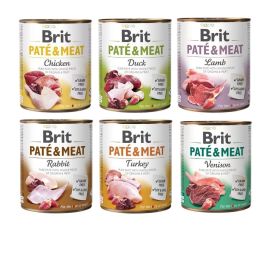 BRIT Pate&Meat Mix smaków 6x800 g pasztet dla psów