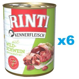 RINTI Kennerfleisch Wild boar dzik 6x800 g