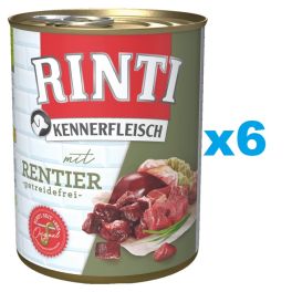 RINTI Kennerfleisch Reindeer renifer 6x800 g
