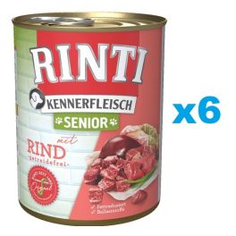 RINTI Kennerfleish Senior Beef 6x400 g z wołowiną dla starszych psów