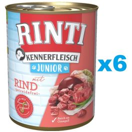 RINTI Kennerfleish Junior Beef 6x800 g z wołowiną dla szczeniąt