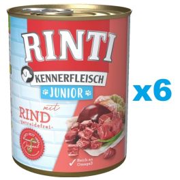 RINTI Kennerfleish Junior Beef 6x400 g z wołowiną dla szczeniąt