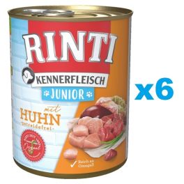 RINTI Kennerfleish Junior Chicken 6x400 g z kurczakiem dla szczeniąt