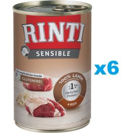 RINTI Sensible Jagnięcina z ryżem 6x400 g