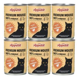 COMFY APPETIT PREMIUM Mousse z indykiem dla kota 6x400 g