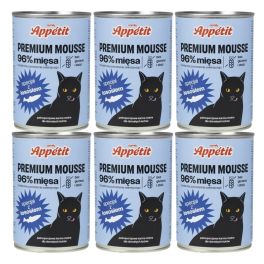 COMFY APPETIT PREMIUM Mousse z łososiem dla kota 6x400 g