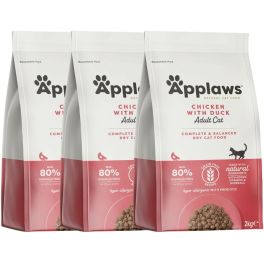 APPLAWS Cat Adult Chicken with Extra Duck 6 kg (3x2 kg) kurczak i kaczka dla kotów