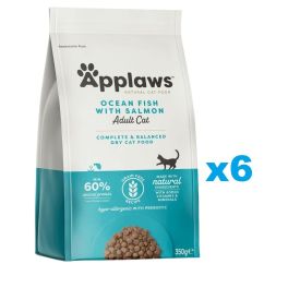 APPLAWS Adult ocean fish and salmon 2,1 kg (6x350 g) ryby oceaniczne z łososiem dla dorosłych kotów