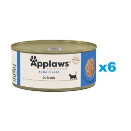 APPLAWS Cat Adult Tuna Fillet in Broth filet z tuńczyka w bulionie 6x70 g