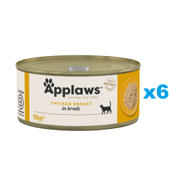 APPLAWS Cat Adult Chicken Breast in Broth pierś z kurczaka w bulionie 6x156g