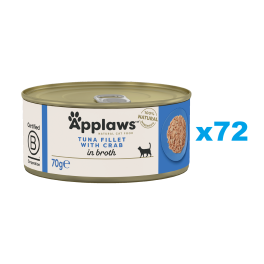 APPLAWS Cat Adult Tuna with Crab in Broth tuńczyk i krab w bulionie 72x70 g