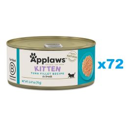 APPLAWS Cat Kitten Tuna in Broth z tuńczykiem w bulionie dla kociąt 72x70 g