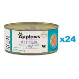 APPLAWS Cat Kitten Tuna in Broth z tuńczykiem w bulionie dla kociąt 24x70 g