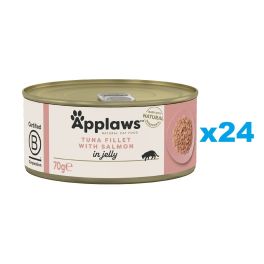 APPLAWS Cat Adult Tuna Fillet with Salmon in Jelly tuńczyk i łosoś w galarecie 24x70g
