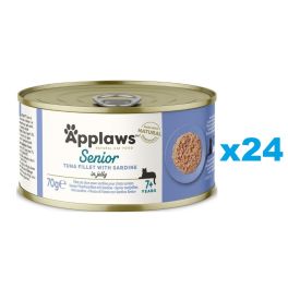 APPLAWS Cat Senior Tuna Fillet with Sardine in Jelly tuńczyk z sardynką w galaretce dla starszych kotów 24x70 g