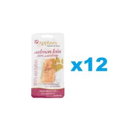 APPLAWS Polędwiczka łososia w sosie własnym 12x30 g przysmak dla kota