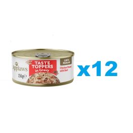 APPLAWS Taste Toppers Pierś z kurczaka z wołowiną w galaretce 12x156 g