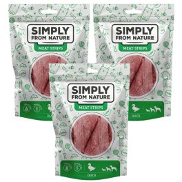SIMPLY FROM NATURE Meat Strips Mięsne paski z kaczki dla psów 3x80 g