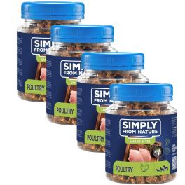 SIMPLY FROM NATURE Smart Bites Trenerki z drobiu dla psów 4x130 g