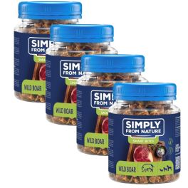 SIMPLY FROM NATURE Smart Bites Trenerki z dzika dla psów 4x130 g
