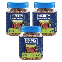 SIMPLY FROM NATURE Smart Bites Trenerki z jelenia dla psów 3x130 g