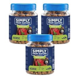 SIMPLY FROM NATURE Smart Bites Trenerki z koniny dla psów 3x130 g