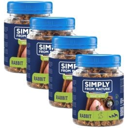 SIMPLY FROM NATURE Smart Bites Trenerki z królika dla psów 4x130 g