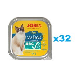 JOSERA JosiCat Pasztet z łososiem dla kota 32x100g