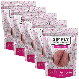 SIMPLY FROM NATURE Meat Strips Mięsne paski z gęsi dla psów 5x80 g