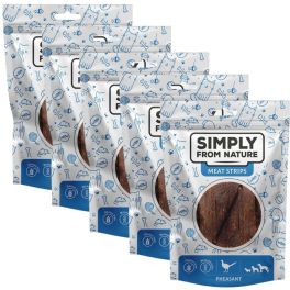 SIMPLY FROM NATURE Meat Strips Mięsne paski z bażanta dla psów 5x80 g