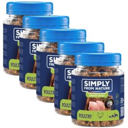 SIMPLY FROM NATURE Smart Bites Trenerki z drobiu dla psów 5x130 g