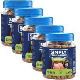 SIMPLY FROM NATURE Smart Bites Trenerki z indyka dla psów 5x130 g