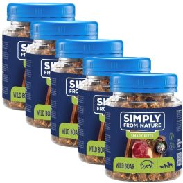 SIMPLY FROM NATURE Smart Bites Trenerki z dzika dla psów 5x130 g