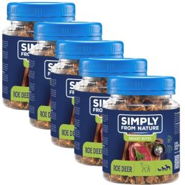 SIMPLY FROM NATURE Smart Bites Trenerki z sarny dla psów 5x130 g