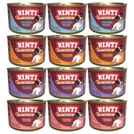 RINTI Gold Mini Mix smaków dla psów ras małych 12x185 g