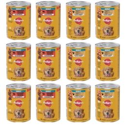 PEDIGREE Adult Mix smaków 12x400g kurczak z marchewką i mieszanka wołowiny z wątróbką w galaretce dla psów