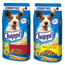 CHAPPI Mix smaków 2x9kg -  drób i warzywa z wołowiną i drób z warzywami sucha karma dla psów