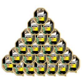 SHEBA Classics tacka 22 x 85 g mokra karma pełnoporcjowa dla dorosłych kotów z kaczką i kurczakiem w terynie