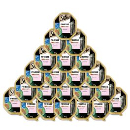 SHEBA Finesse tacka 22 x 85 g mokra karma pełnoporcjowa dla dorosłych kotów z łososiem w musie