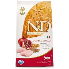 FARMINA N&D low grain chicken & pomegrante adult cat 1.5 kg