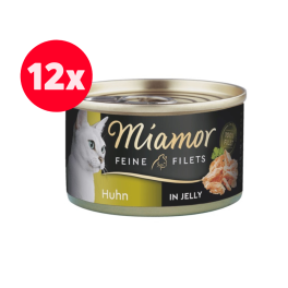 MIAMOR Feline Filets Kurczak w galaretce 12 x 100 g