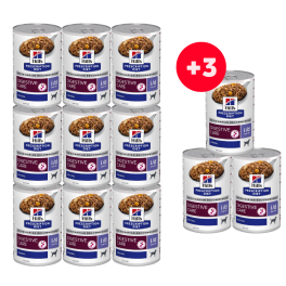 HILL'S Prescription Diet Canine i/d Low Fat karma dla psów 9x360g + 3 puszki GRATIS!