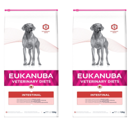 EUKANUBA Veterinary Diet Intestinal Disorders dla psów z zaburzeniami jelitowymi 24 kg (2 x 12 kg)