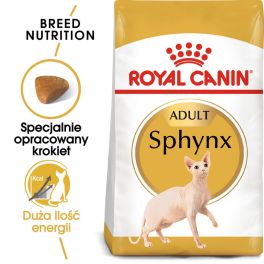 ROYAL CANIN Sphynx Adult karma sucha dla kotów dorosłych rasy sfinks 2x2 kg