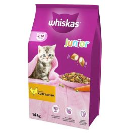 WHISKAS Junior sucha karma dla kotów z kurczakiem 14kg