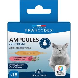 FRANCODEX Ampułki antystresowe 1ml dla kotow i kociąt 18 szt.